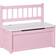 Homcom Kids 2 In 1 Wooden Toy Box Seat Bench Storage Chest