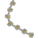 Estella Bartlett Daisy Chain Amelia Bracelet - Silver/Gold