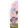 Teamson Kid's Fantasy Magic Garden 3-Tier Wooden Bookshelf with Storage