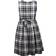 Bonnie Jean Plaid Dress With Shrug 2-Piece Set