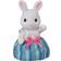 Sylvanian Families Weekend Travel Set Snow Rabbit Mother