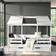 Cuckooland Lit Cabane 90x200 cm Pin Massif Blanc Remis 41.5x84.3"