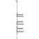 vidaXL 3-Tier Hanging Laundry Drying Rack 50x25x135cm