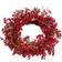 Nordic Winter Artificial Wreath with Red Berries Julpynt