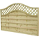 Forest Garden Pressure Treated Decorative Europa Prague Fence 4-pack 180x120cm