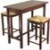 Winsome Kitchen Island Dining Set 19.7x39.4" 3