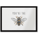 Decorsome You're The Bees Knees Orange, Svart, Vit 40x60cm