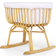 Childhome Rattan Cradle + Mattress 27.6x35.4"