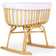 Childhome Rattan Cradle + Mattress 27.6x35.4"