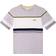 HUGO BOSS Boy's Stripe Logo T-shirt - White/Grey