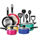 NutriChef Colorful Set mit Klappe 15 teile