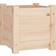 vidaXL Jardinera De Madera Maciza De Pino 31x31x31 cm - Natural 31x31x31cm