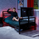 X-Rocker Gaming Bed with Rotating TV Mount Sengeramme 96x204cm
