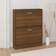 vidaXL 59x17x81cm Brown Oak Skoställ 59x81cm