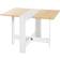 Homcom Folding Oak & White Writing Desk 76x103cm