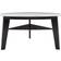 Steve Silver Carrara White/Black Dining Table 60x60"