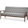 Baxton Studio Sorrento Mid-Century Retro Modern Sofa 71.3" 3 Seater