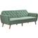 Novogratz Tallulah Memory Light Green Velvet Soffa 210.8cm 2-sits