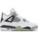 NIKE Air Jordan 4 Retro W - White/Oil Green/Dark Ash/Neutral Grey