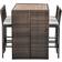 Teamson Home 5 pcs Patio Dining Set, 1 Table incl. 4 Chairs