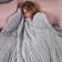 Brentfords Teddy Weight blanket 8kg Silver (200x150cm)