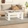 vidaXL 810905 High Gloss White Coffee Table 21.7x40.2"