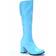 Ellie Shoes Blue Gogo Costume Boots