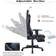 GTRACING GT901 Footrest Series Gaming Chair - Black