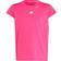 adidas Junior Aeroready 3-Stripes Tee - Semi Lucid Fuchsia/White/Bliss Pink (IC0353)