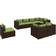 vidaXL 3102607 Lounge-Set, Tisch einschl. 8 Sofas