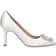 Manolo Blahnik Hangisi 70 Satin - White