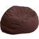 Flash Furniture Dillon Solid Furry Refillable Bean Bag Chair