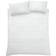 Catherine Lansfield Lennon Stripe Duvet Cover Natural, White (200x135cm)