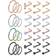 Modrsa Nose Rings - Multicolour (36pcs)