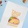 By IWOOT Taco Bout Flavour Kitchen Towel White (70x50cm)