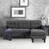 Convertible Sectional Sofa 73.8" 4 Seater