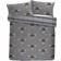 Fusion Highland Cow Bettbezug Grau, Gelb (200x200cm)