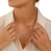Edblad Glow Necklace - Gold/Transparent