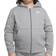 Nike Kid's Sportswear Club Fleece Full-Zip Hoodie - Carbon Heather/White