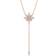 Swarovski Stella Y Necklace - Rose Gold/Transparent