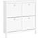 Furniture To Go Madrid White Shoe Rack 102.4x102.9cm