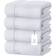 White Classic Luxury Bath Towel Red, Pink, Blue, Green, Grey, Beige, Brown, White, Black, Silver (137.2x68.6cm)