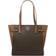 Michael Kors Carmen Large Zip Shoulder Bag - Brown