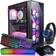 STGAubron Gaming Desktop PC,Intel Core i7 3.4G up to 3.9G,32G,1TB SSD,GeForce RTX 2060 Super 8G GDDR6,WiFi,BT 5.0,RGB Keybaord,RGB Mouse,RGB Mouse Pad,RGB BT Sound Bar,RGB Bluetooth Headset Mic,W10H64