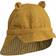 Liewood Gorm Reversible Seersucker Sun Hat - Checkered Golden Caramel/White (LW14484-7145)