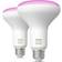 Philips Hue White and Color Ambiance BR30 LED Lamps 8.5W E26