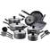 T-fal Initiatives Cookware Set with lid 18 Parts