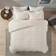Urban Habitat Chenille Stripes 3 Duvet Cover Beige (264.2x233.7cm)