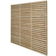 Forest Garden Contemporary Double Slatted Fence Panel 180x180cm