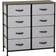 Homcom Industrial Bedroom Dresser Chest of Drawer 80x81.5cm